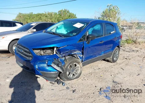 2018 Ford Ecosport S from USA, damaged, VIN MAJ3P1RE1JC220752